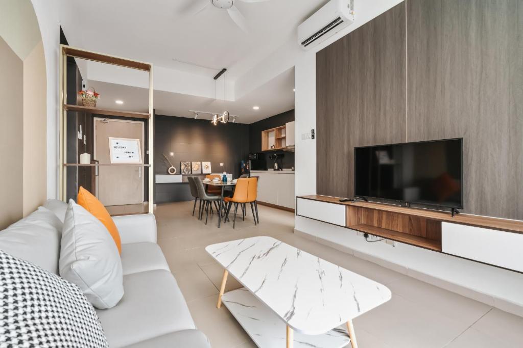 Nowhere 2Br & 2Bath Apartment With Balcony @ Reizz Residences Kuala Lumpur Exteriör bild